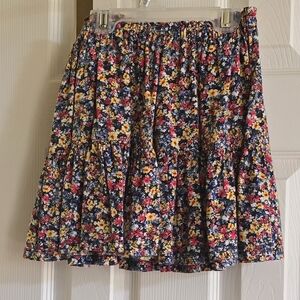 Old Navy Colorful Floral Skirt